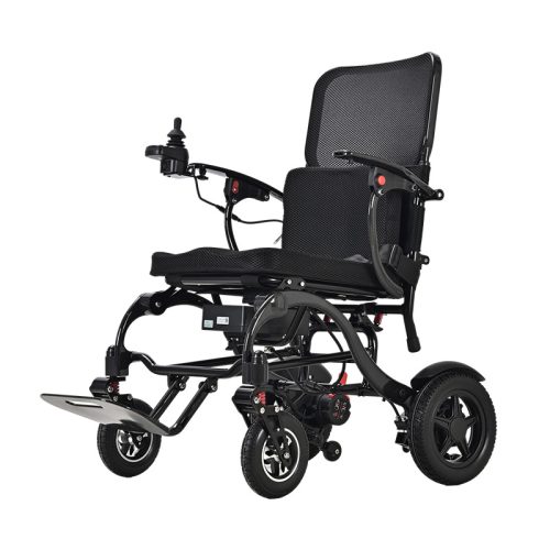 Carbon Fiber Folding Electric Wheelchair YSE140, Airline Approved, Lightweight Travel Mobility Chair