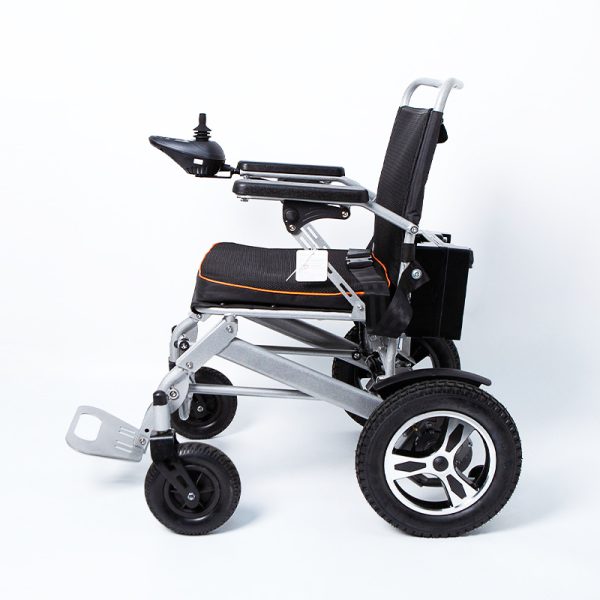 02 Dual Motor Electric Wheelchair YSE130 , Airline Approved Foldable Wheelchair