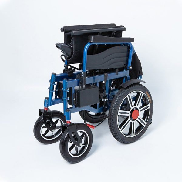 03 Wide Seat Folding Electric Wheelchair YSE131 for Adults, 130kg Load