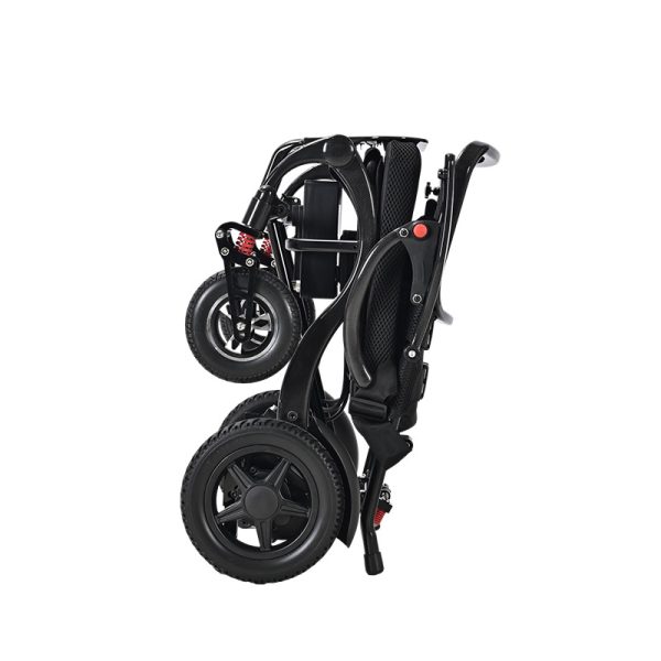 04 Carbon Fiber Folding Electric Wheelchair YSE140, Airline Approved, Lightweight Travel Mobility Chair