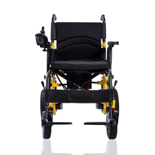 Steel Frame Folding Electric Wheelchair YSE126 – 100kg Load, 15KM Range, 250W Dual Motors
