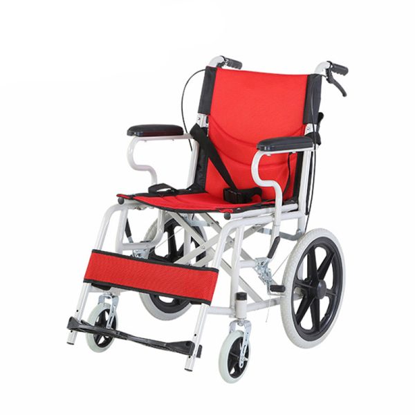 Foldable Steel Wheelchair YSM2010 with Honeycomb Cushion & PU Wheels