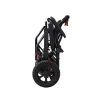 03 Lightweight Aluminum Folding Wheelchair YSM2026 with Shock Absorbers