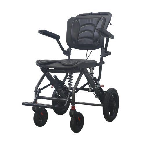 Lightweight Aluminum Folding Wheelchair YSM2026 with Shock Absorbers