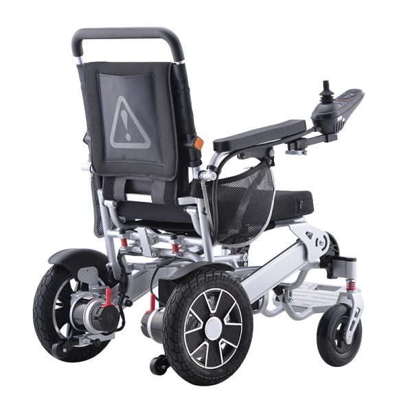 4 Foldable Electric Wheelchair with Dual Motors & Lithium Battery