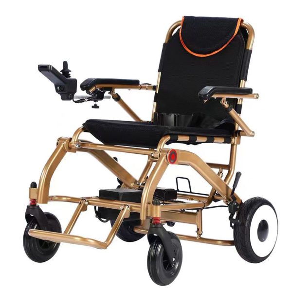 7 Folding Aluminum Electric Wheelchair YSE141 with 350W Brushless Motor