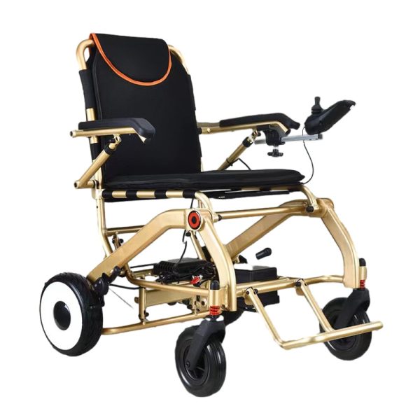 8 Folding Aluminum Electric Wheelchair YSE141 with 350W Brushless Motor