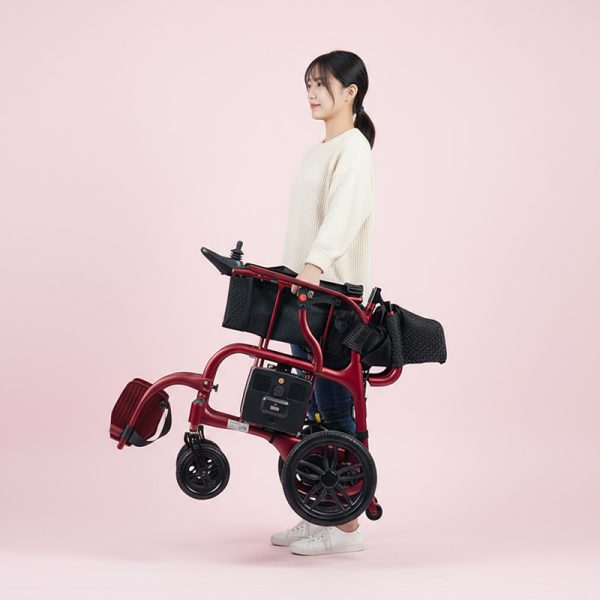 YSE14401 Carbon Fiber Folding Electric Wheelchair with Dual Motors YSE144