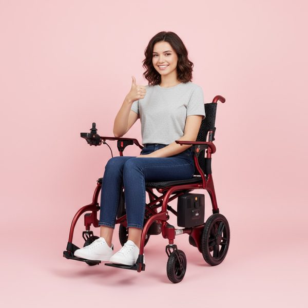YSE14403 Carbon Fiber Folding Electric Wheelchair with Dual Motors YSE144