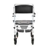 Aluminum Folding Manual Wheelchair YSM2057 with Commode, Lightweight PU Wheels