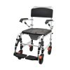 Aluminum Folding Manual Wheelchair YSM2057 with Commode, Lightweight PU Wheels