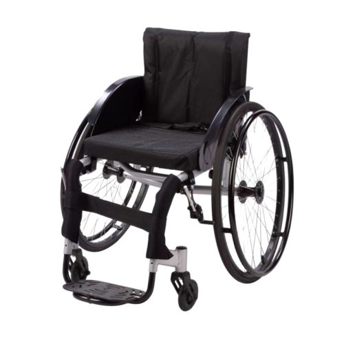 Aluminum Sports Wheelchair YSM2107 with Plastic Footrests
