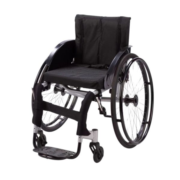 Aluminum-Sports-Wheelchair-YSM2107 Aluminum Sports Wheelchair YSM2107 with Plastic Footrests