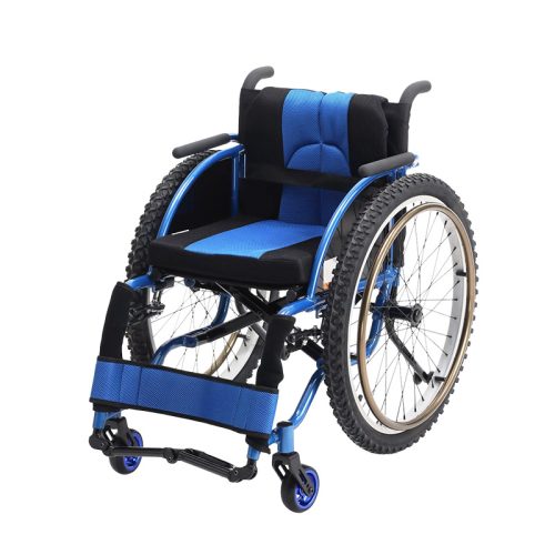 Foldable Sports Wheelchair YSM2109 with Quick-Release Off-Road Wheels