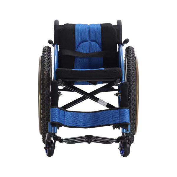 02 Foldable Sports Wheelchair YSM2109 with Quick-Release Off-Road Wheels