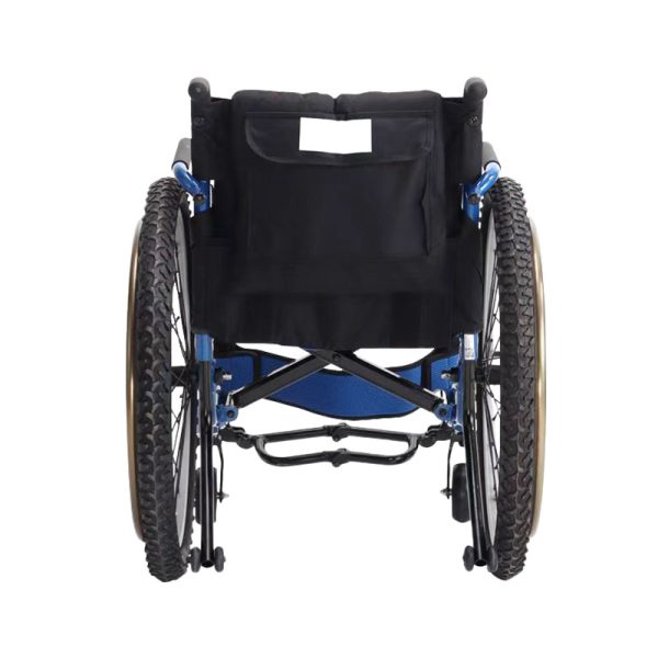 03 Foldable Sports Wheelchair YSM2109 with Quick-Release Off-Road Wheels