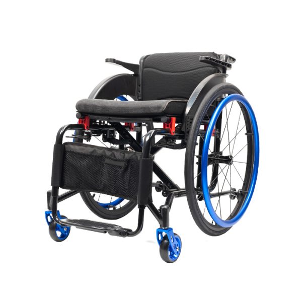 05 Lightweight Aluminum Sport Wheelchair YSM2115 with Butterfly Backrest