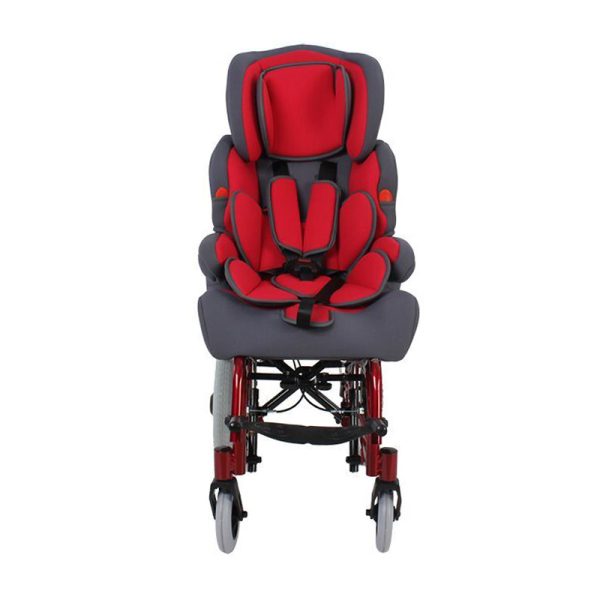 03 Children Wheelchair YSM2205 Foldable Seat Belt Double Brake System