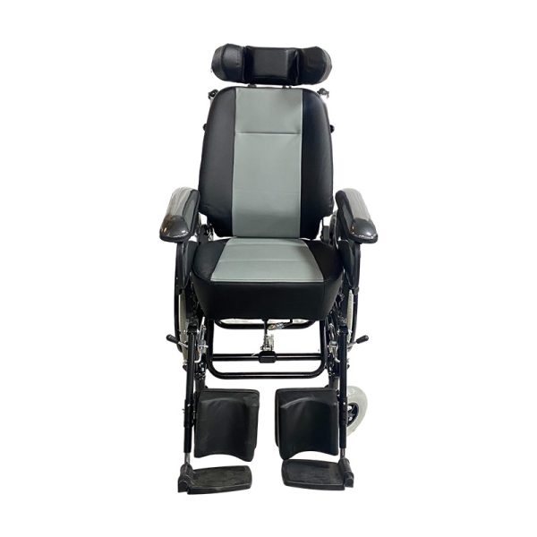 1 Heavy Duty Manual Wheelchair YSM2059 with Adjustable Seat, Backrest & Headrest