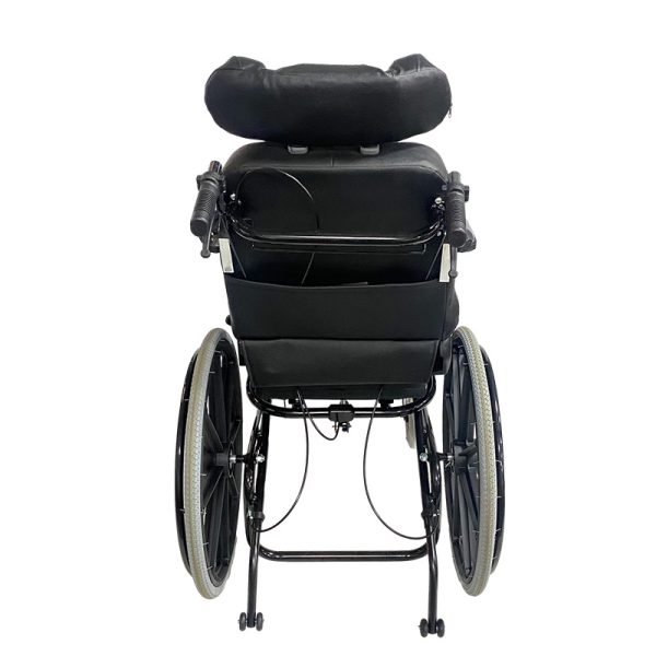 4 Heavy Duty Manual Wheelchair YSM2059 with Adjustable Seat, Backrest & Headrest