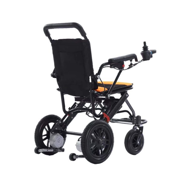 5 Carbon fiber water transfer printing Lightweight Folding Electric Wheelchair YSE137, Air Travel
