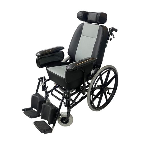 Heavy-Duty-Manual-Wheelchair-YSM2059 Heavy Duty Manual Wheelchair YSM2059 with Adjustable Seat, Backrest & Headrest